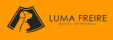 logo luma freire fundo laranja