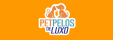 logo pet pelos de luxo fundo laranja
